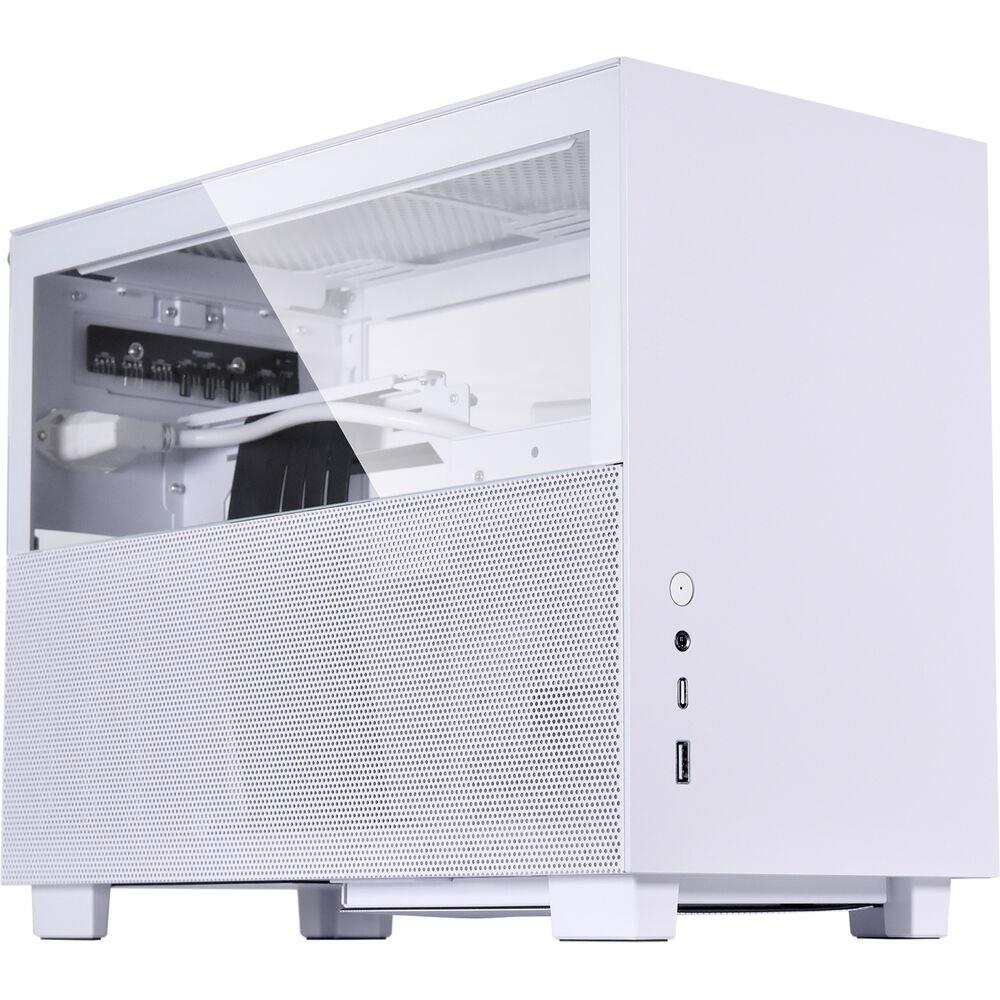 Lian Li Casing Q58 Mini-ITX Case with PCIe 4.0 Riser Card – White Lian Li Casing Q58 Mini-ITX Case with PCIe 4.0 Riser Card – White
